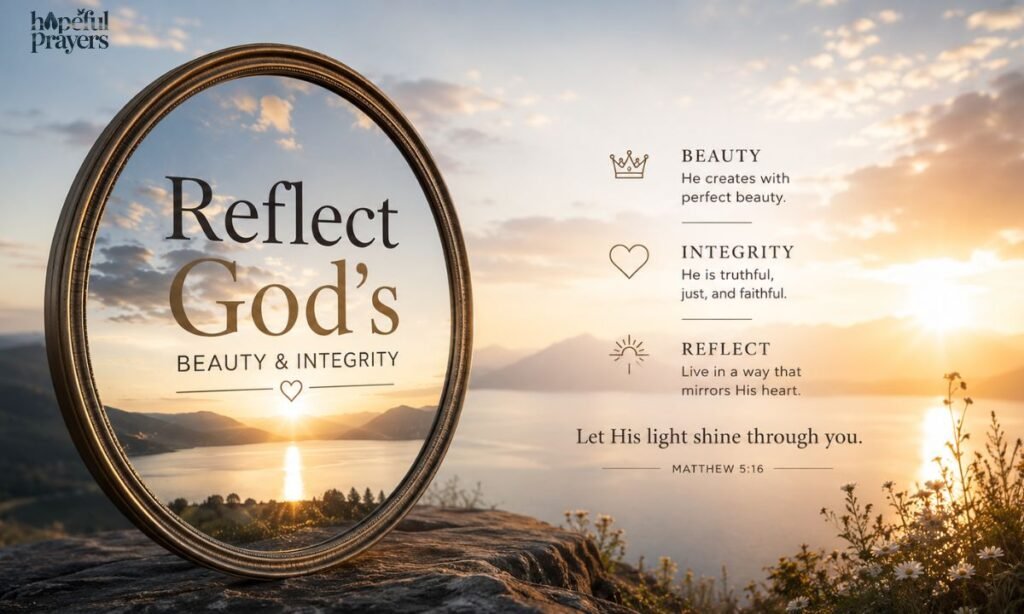Reflect God’s Beauty & Integrity