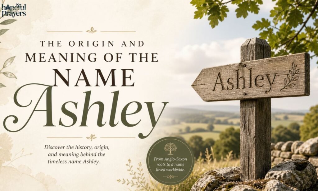The Origin and Meaning of the Name Ashley
