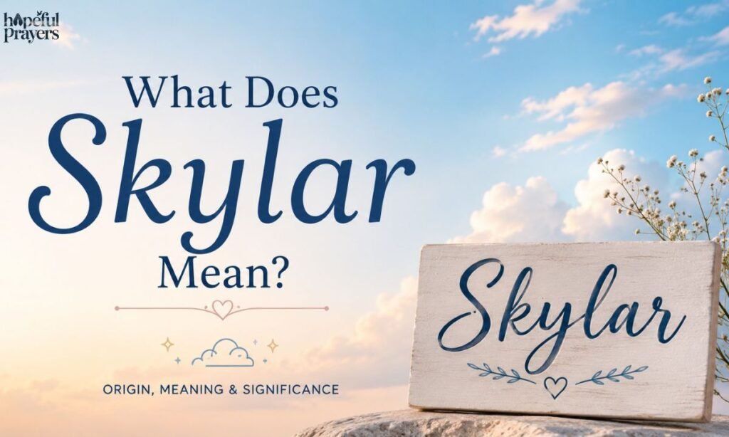 What Does Skylar Mean