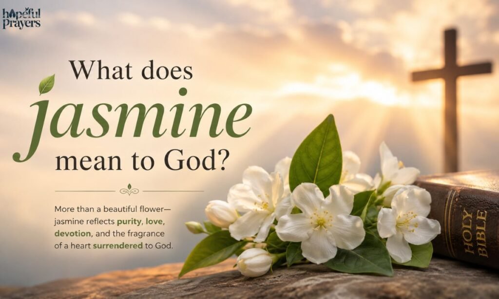 What does jasmine mean to God