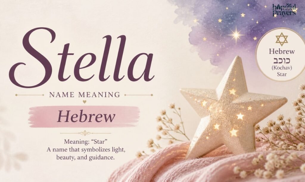 sStella name meaning Hebrew