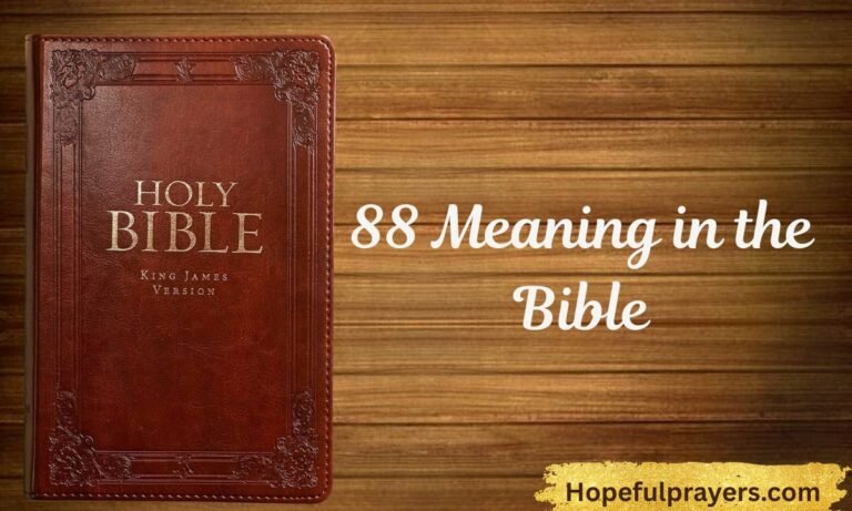 88 Meaning in the Bible