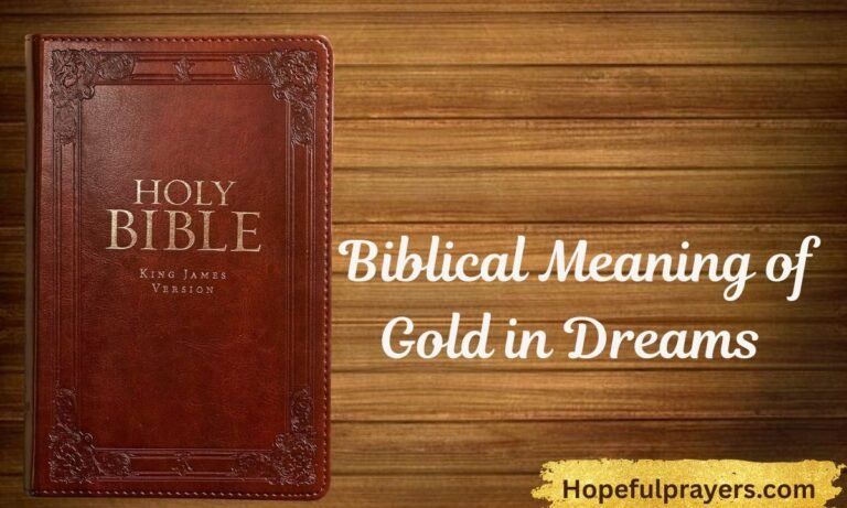 Biblical Meaning of Gold in Dreams: Spiritual Symbolism, Hidden Messages & Guidance (2026) Dreaming about gold often leaves people curious and even a little unsettled. Is it a sign of blessing, a warning, or simply a reflection of your daily thoughts? In Scripture, gold is never just a metal — it represents purity, divine glory, refinement, and value. This guide breaks down the biblical meaning of gold in dreams, how Christianity and Islam interpret these visions differently, and what practical, faith-based steps to take when gold appears in your sleep. Biblical Meaning of Gold in Dreams in Christianity In the Bible, gold consistently points to something sacred. It covered the Ark of the Covenant (Exodus 25:11) and filled Solomon's temple (1 Kings 6:21-22), marking spaces set apart for God's presence. Heaven itself is described with streets of pure gold (Revelation 21:21). For Christians, dreaming of gold often carries one of these core meanings: God's glory and presence — a reminder that He is near and active in your life. Spiritual purity — a call to live with integrity and a clean heart. Refinement through trials — gold is purified by fire, and so is faith (Malachi 3:3, 1 Peter 1:7). True, lasting value — pointing you toward eternal treasure rather than earthly riches (Job 23:10). These dreams are rarely random. They tend to surface during seasons of spiritual growth, hardship, or major life decisions. Dreaming of Gold: Spiritual Meaning At its core, a gold dream is rarely about money. It's about value — what God considers precious, and what He's inviting you to notice in your own life. Three threads run through almost every interpretation: God is near, something in you is being refined, or your priorities need a gentle correction. Reading the dream through this lens, rather than searching for a fixed "fortune-telling" answer, keeps the focus where Scripture places it — on relationship with God rather than prediction. Biblical Background Gold appears in Scripture from Genesis to Revelation, and its placement is rarely accidental: Scripture Use of Gold Meaning Genesis 13:2 Abraham was rich in gold Blessing and favor Exodus 25:10-11 Ark of the Covenant overlaid with gold Holiness, God's presence 1 Kings 6:21-22 Solomon's temple covered in gold Sacred space, worship Matthew 2:11 Wise men bring gold to Jesus Honor and worship of Christ Exodus 32:1-4 The golden calf Idolatry, misplaced trust Revelation 21:21 Streets of gold in heaven Eternal glory This pattern is the foundation for nearly every dream interpretation tied to gold: it almost always points back to either God's glory or a warning about what's replacing Him in your heart. Spiritual Interpretations of Gold in Dreams Dream context matters. The condition of the gold, how you received it, and how you felt all shape the meaning. Dream Symbol Spiritual Meaning Related Scripture Shining or glowing gold God's glory drawing near Revelation 21:21 Receiving gold Blessing, favor, or a coming opportunity Genesis 13:2 Wearing gold Spiritual purity and readiness Revelation 4:4 Melting gold Refinement, removal of impurities Zechariah 13:9 Hoarding gold Warning against greed or materialism 1 Timothy 6:10 Losing gold A call to re-examine your priorities Matthew 6:19-21 Gold idol or statue Idolatry, misplaced trust Exodus 32:1-4 Receiving Gold in Dream Meaning Dreaming of receiving gold is usually interpreted as a sign of incoming blessing — wisdom, opportunity, favor, or spiritual growth. It suggests God is preparing to reward faithfulness or open a new season. The deeper message isn't about material wealth, but about recognizing and stewarding what's given to you wisely. Wearing Gold in Dream Meaning Clothing in dreams often reflects identity and spiritual condition. Wearing gold typically symbolizes righteousness, purity, and being spiritually ready for what's ahead. It can also represent confidence rooted in your relationship with God rather than outward circumstances. Prophetic Meaning of Gold Prophetically, gold in a dream can signal that God is highlighting something valuable in your life — a calling, a gift, or a season of testing meant to refine your character. It can be both encouraging (a reward is near) and corrective (an area needs purifying), depending on the emotional tone of the dream. Many believers report gold dreams appearing right before a breakthrough or directly after a season of difficulty. This lines up with the biblical pattern of gold being tested by fire before it's considered pure (Job 23:10). If your dream followed a hard season, it may be confirming that the trial produced something valuable rather than wasted time. Biblical Meaning of Gold in Dreams in Islam To See Gold in Dream: Islamic Interpretation Islamic dream interpretation, rooted in scholars like Ibn Sirin, treats gold differently depending on the dreamer's gender. Because gold jewelry is traditionally discouraged for men in Islamic teaching, a man dreaming of wearing gold is often seen as a caution — a sign of trouble, debt, or being led astray by worldly desire. For women, gold in a dream is more commonly linked to wealth, beauty, marriage, or good fortune. As with biblical interpretation, Islamic scholars stress that dreams are not guaranteed predictions. Believers are encouraged to seek guidance through prayer (istikhara) and consult knowledgeable individuals rather than relying solely on personal interpretation. Examples or Variations Dream Scenario Likely Meaning Finding gold coins Unexpected blessing or financial provision A gold bar Stability, wisdom in handling resources A gold ring Covenant, commitment, or a promise from God A golden key Access to wisdom or new spiritual understanding A golden crown Reward for faithfulness, victory Gold dust falling A move of God's presence or favor Buying gold Investing in spiritual growth or values Stolen gold Loss of blessing, need for spiritual vigilance Dealing With Negative Signs or Troubling Dreams Not every gold dream feels peaceful. Some carry heaviness, fear, or unease. If that's your experience, consider these steps: Pray before reacting. Ask God for clarity instead of jumping to conclusions. Examine your heart. Troubling gold dreams can point to hidden greed, fear, or misplaced trust (Exodus 32). Write the dream down. Details matter — note colors, emotions, and what happened to the gold. Compare it to Scripture. Let the Bible, not fear, guide your interpretation. Talk to a trusted mentor or pastor. A second perspective often brings clarity dreams alone can't. A negative-feeling dream isn't necessarily condemnation — it's often an invitation to realign your priorities. Faith-Based Guidance for Daily Life Whatever the dream's meaning, here's how to respond well: Seek God's wisdom first. Pray before searching for outside interpretations. Focus on eternal treasure. Matthew 6:19-21 reminds believers to store up treasure in heaven, not just on earth. Stay alert to refinement. If the dream points to a trial, trust that it's shaping your character (Malachi 3:3). Practice gratitude. If the dream points to blessing, steward it with humility rather than pride. Keep a dream journal. Recurring symbols often reveal patterns God is using to speak. Frequently Asked Questions What does gold mean spiritually in the Bible? Gold represents purity, God's glory, divine value, and the refining of faith through trials. Is dreaming about gold a good sign? Usually yes — it often points to blessing, favor, or spiritual growth, though context and emotion in the dream matter. What does it mean to dream of finding gold? It typically symbolizes unexpected blessing, provision, or an opportunity God is preparing for you. What does wearing gold in a dream mean biblically? It generally signifies purity, righteousness, and spiritual readiness. Does gold in dreams always mean wealth? No — biblically, gold more often points to spiritual value, holiness, and God's presence than literal money. What is the Islamic meaning of gold in a dream? For men, it can be a caution against worldly excess; for women, it's often linked to wealth, beauty, or marriage. Can dreaming of gold be a warning? Yes, especially if it involves greed, hoarding, or idol-like imagery — these can signal misplaced trust or materialism. How do I know if my gold dream is from God? Compare it to Scripture, pray for discernment, and notice whether it draws you closer to God or toward fear and greed. Conclusion Gold in dreams carries rich biblical meaning — from God's glory and presence to purity, blessing, and the refining of faith through trials. While Islamic interpretation offers a different lens, both traditions agree that dreams shouldn't be treated as certainties but as invitations to seek deeper spiritual reflection. Whether your dream felt peaceful or unsettling, let it lead you back to prayer, Scripture, and a heart focused on what truly lasts. Heavenly Father, thank You for speaking to Your children even through dreams. Give us discernment to understand what You are revealing, wisdom to apply it, and hearts that treasure You above all earthly gold. In Jesus' name, Amen.