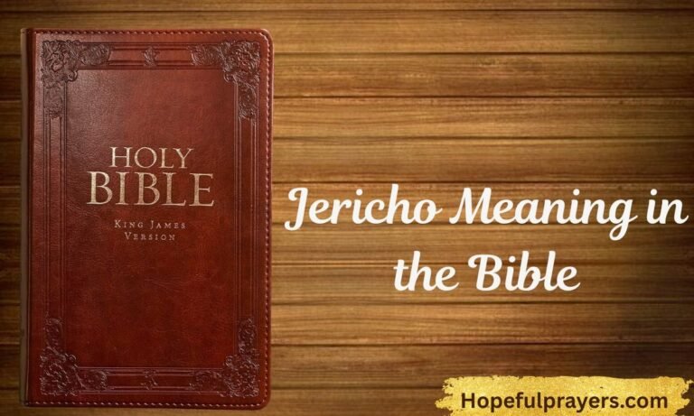 _Jericho Meaning in the Bible