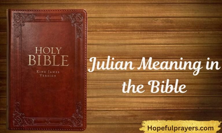 Julian Meaning in the Bible