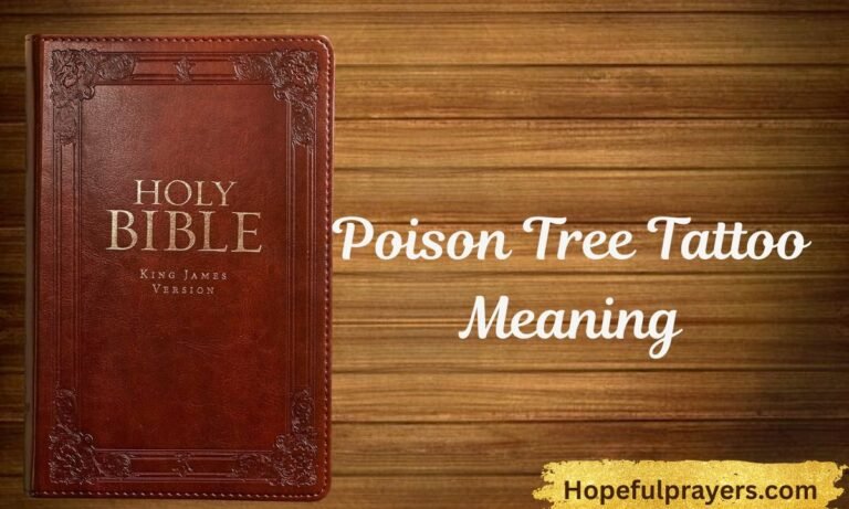 Poison Tree Tattoo Meaning
