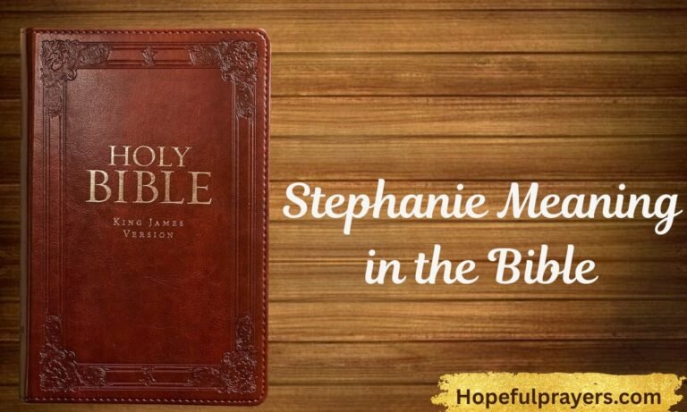 Stephanie Meaning in the Bible