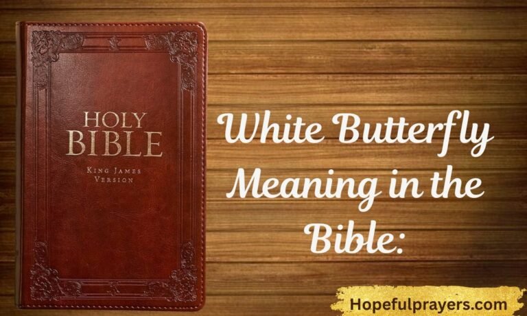 White Butterfly Meaning in the Bible